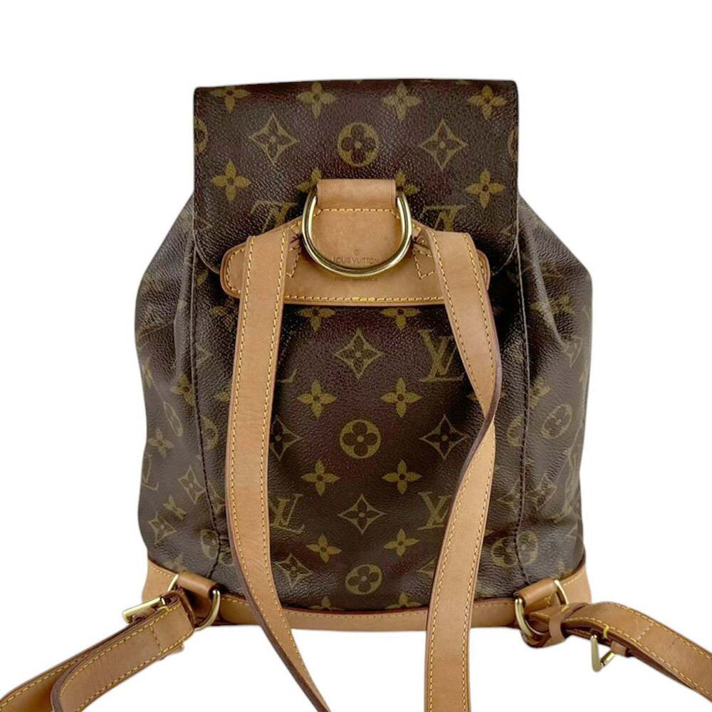 LOUIS VUITTON Brown Monogram Canvas Backpack - Picture 3 of 13